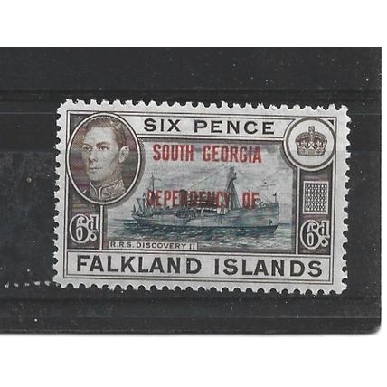 SouthGeorgia.B6 Discovery II (supply ship).Umounted Mint.Jan24