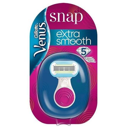 Gillette Venus Snap Extra Smooth Women's On-the-Go 4 Razors plus 4 Blades OFFER