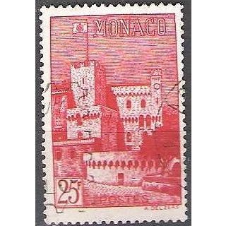 Monaco 1954 Michel 490 O Cote (2008) 1.00 € Palais Cachet rond