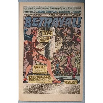 John Carter Warlord of Mars #24: Marvel Comics, May 1979