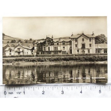 c1944 postcard Low Wood Hotel, Windermere