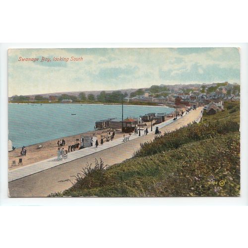 Swanage Looking South Dorset Postcard 73754