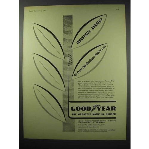 1960 Goodyear Industrial Rubber Ad - Family Tree