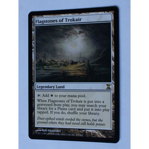 Magic the Gathering MTG CCG: Time Spiral # 272 Flagstones of Trokair (A) 2006