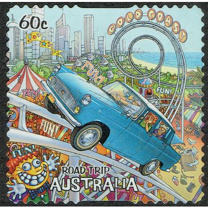 Australia 2013 Road Trip Australia (2nd Series) 60c Multicoloured S/Ad SG4016 GU