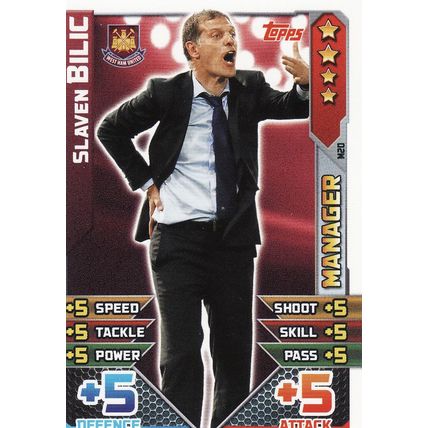 Match Attax 2015/2016 Extra M20 Slaven Bilic West Ham United