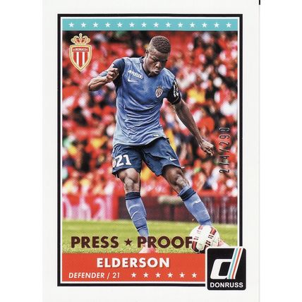 Donruss Soccer 2015 274/299 Elderson Press Proof