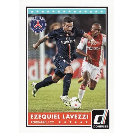 Donruss Soccer 2015 58 Ezequiel Lavezzi