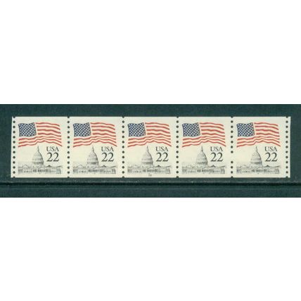 2115 22c U.S. Flag Very Fine MNH PNC 16/5 P0588