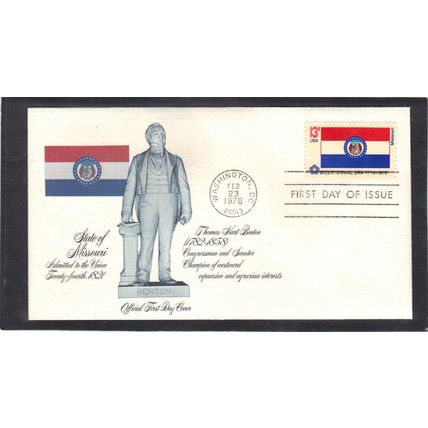 FDC Fleetwood 1656 13c Missouri (Cachet-U/A) CV01185