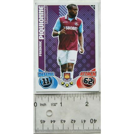 2010/11 Topps Match Attax Trading Card 321 Frederic Piquionne, West Ham United