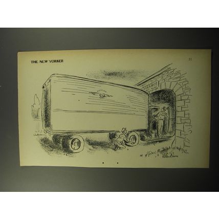 1951 Cartoon by Alan Dunn - Clearance