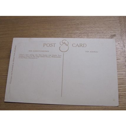 Walter Scott postcard - Old Uncle Tom Cobley's Chair - Widdecome in the moor