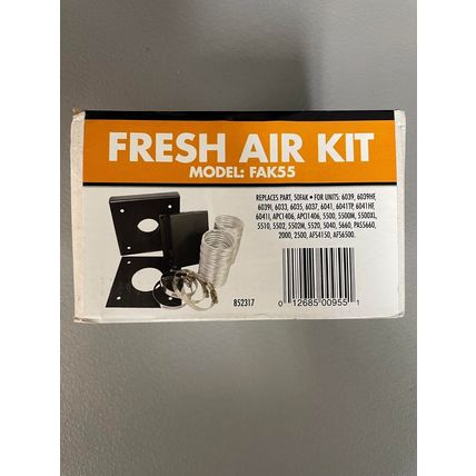 Fresh Air Intake Kit, Pellet/Multi-Fuel Stove-Compatible, FAK55