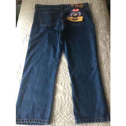 Aztec Blue Jeans - Waist 44" Leg 31" W44 L29 - 31L ~ Zip Fly 100% cotton + Tags