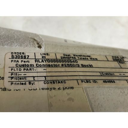 NEW LOT 10 PARAJUST ES-50/3 RELAY SOCKET 1NC/1NO 10/12AMP 300VAC,Ag