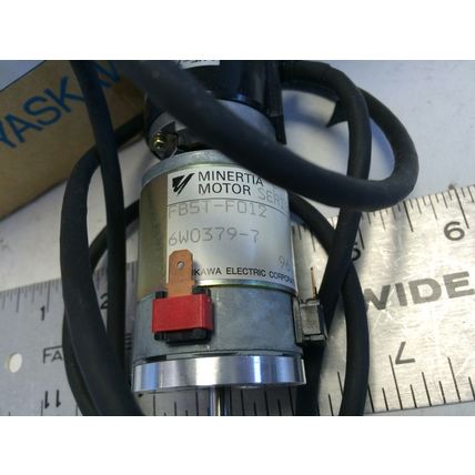 NEW YASKAWA FB5T-F012 6W0379-7,LHE-705-1000 SERVO MOTOR REAR SHAFT EXTENTION,Fm