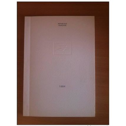 FRANCE 1984 COLLECTION TIMBRE FRANCAIS SERIE ARTISTIQUE CADEAU MINISTRE LIVRE
