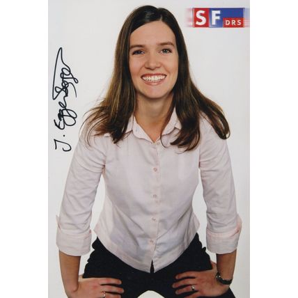 Jolanda Eggenberger SF DRS Hand Signed Photo