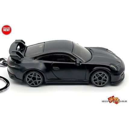 RARE KEYCHAIN CARBON BLACK PORSCHE 911 GT3 CUSTOM Ltd EDITION GREAT GIFT