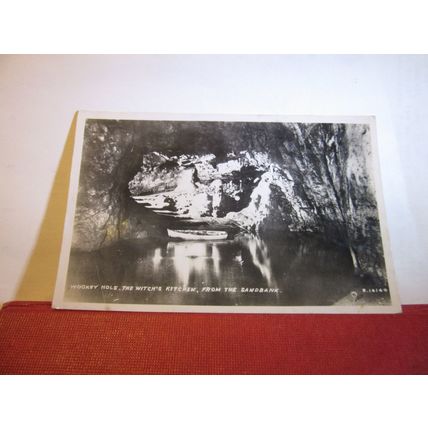 WITCH'S KITCHEN, WOOKEY HOLE CAVE, SOMERSET used postcard RP 1946 pm =