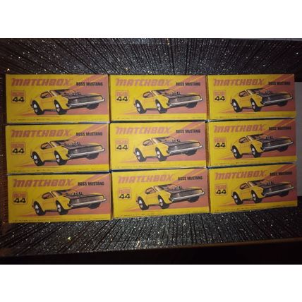 Matchbox - No44 Boss Mustang SF Replica Box