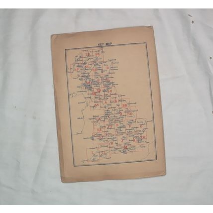 Vintage Motoring and Hiking Map SK - Scottish Islands