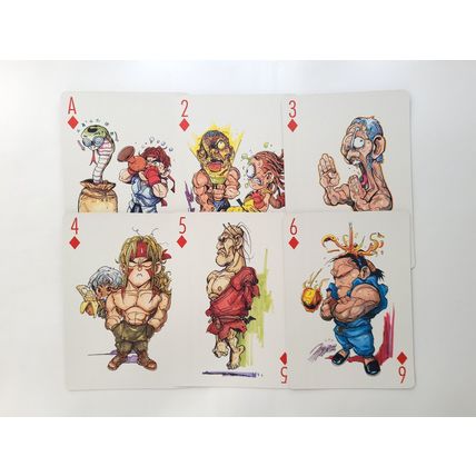 Street Fighter III New Generation Jumbo Playing Cards (17x12cm) Capcom HK Comic