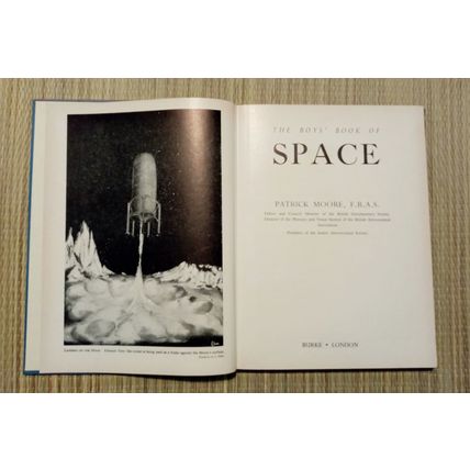 The Boys Book of Space 1958 Patrick Moore Hardback