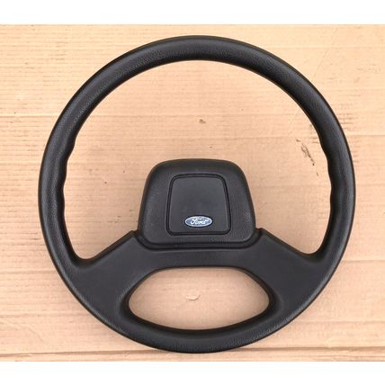 Ford Fiesta Mk2 Steering Wheel WITH centre cap - pictures in ad - 84FB3600DBW