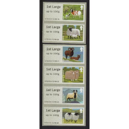 FS27-FS32 SHEEP Farm Animals POST & GO Set of 36 different~ Trafalgar Square m/c