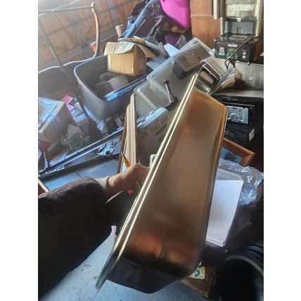 Steam tray stainless steel 10x6x2 inches deep