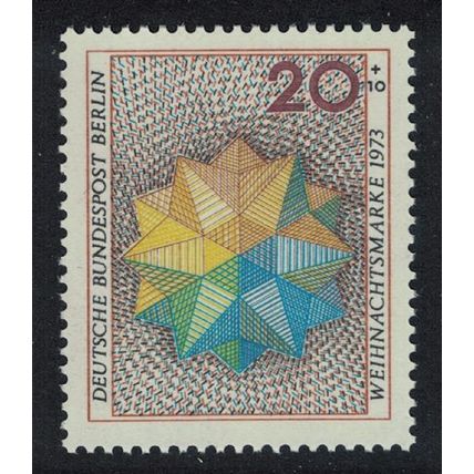 Berlin Christmas Inscr 'WEIHNACHTSMARKE' 1973 MNH SG#B447