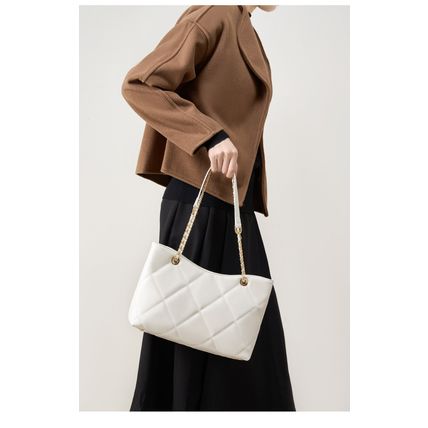 Genuine Leather Women's Shoulder Handbag Crossbody Bag White