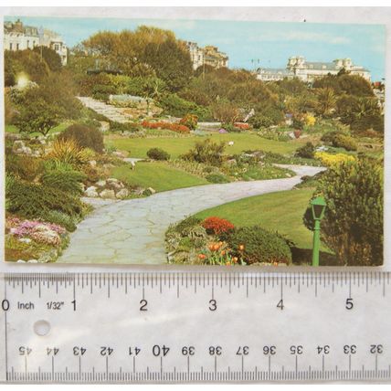 old postcard Rock Gardens & South Parade Pier, Southsea