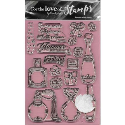 A6 Hunkydory Sent With Love Stamp Set. Stamping Cardmaking Crafts
