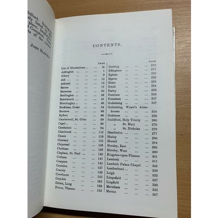 1970 "A LIST OF MONUMENTAL BRASSES IN SURREY" THICK VINTAGE HARDBACK BOOK (P6)