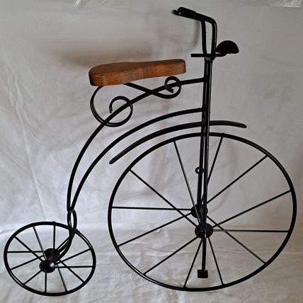 Vintage Lasting Products PENNY FARTHING 20" Big Wheel Metal Wall Art 1989-1990