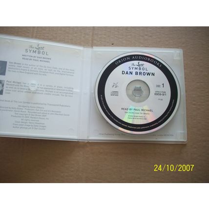 Dan Brown-The Lost Symbol CD Audio book 5 CDs