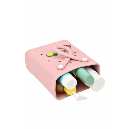 Apricot Pink Waterproof EVA Hollow Tote Bag