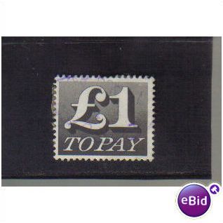 1970 GB POSTAGE DUE TO PAY £1 F/U SG D88