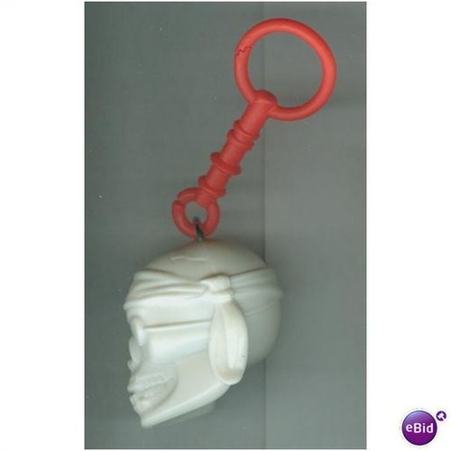 2005 Kelloggs Pirates of the Caribbean Red Skull Strobe Clip
