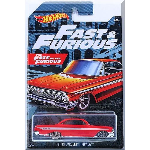 Hot Wheels - '61 Chevrolet Impala: '19 Fast & Furious #6/6 *Fate Of The Furious*