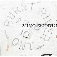 Burnt River + Bury's Green, Ontario split ring cancels, 1910, Victoria county