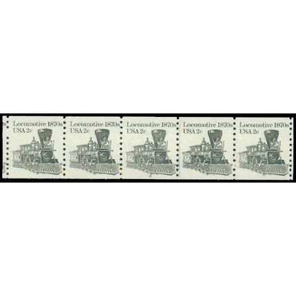 1897A 2c Locomotive Fine MNH Dry Gum PNC 6/5 P0492