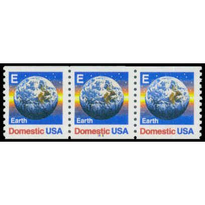2279 25c E Earth Very Fine MNH Dry Gum PNC 1211/3 R0179