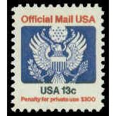 O129 13c Eagle Fine MNH G0573