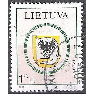 Lietuva 2001 Michel 775 O Cote (2013) 1.50 € Armoirie Birzai Cachet rond