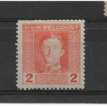 Austro-Hungarian Military Post.SG50 2h Emperor Charles (Orange).M/Mint.Aug22