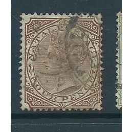 natal stamps victoria sg 102 sg 102 crown ca used fu